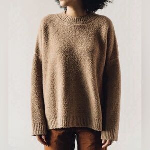 Monica Cordera Shearling Sweater Small